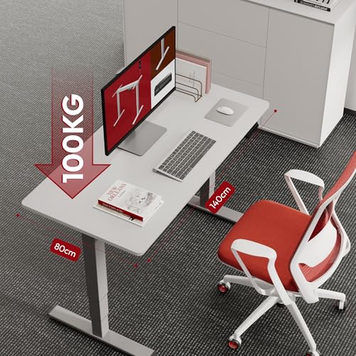 Table électrique SANODESK EC4 bureau motorisé réglable 140x80 - 7