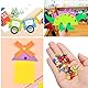 200 Stück Musterbeutelklammern, Kopfklammern mit Lochzange Papier, Mini Paper Brads, Scrapbooking Brads, Musterklammern für Schule, Büro, Kartenherstellung, DIY Scrapbooking, Basteln