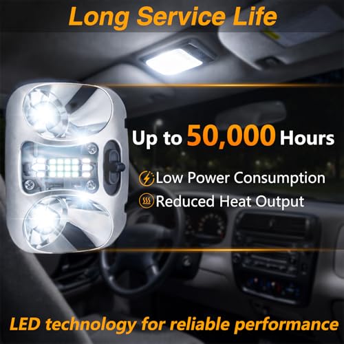 Lámpara LED de lectura para techo Ford Ranger 1993–2004 miniatura 6