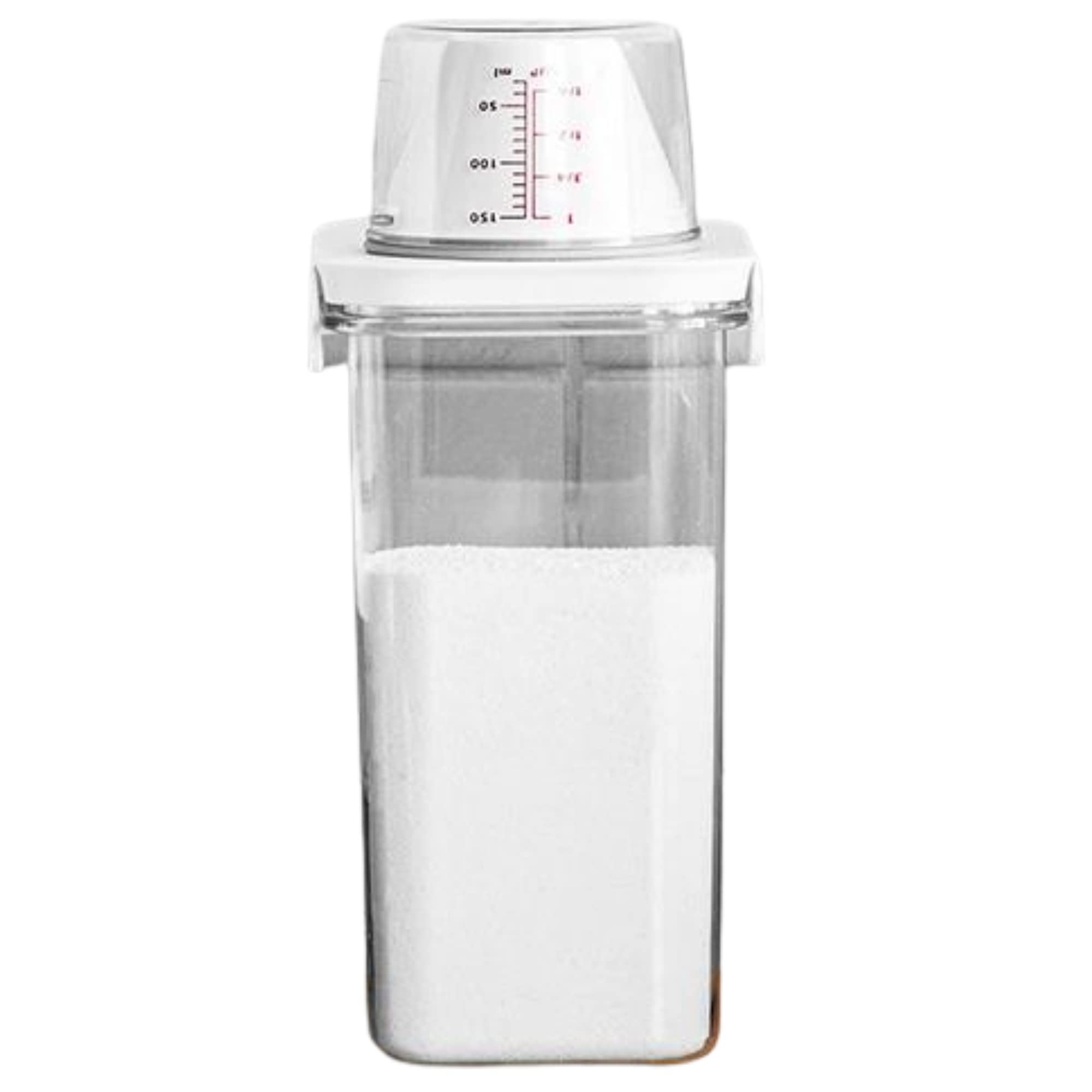 Photo 1 of 60oz Laundry Detergent Dispenser- 1800 ml Detergent Dispenser for Fabric Softener, Pet Food Dispenser+Rice & Sugar Dispenser- Laundry Room Detergent Dispenser with Measuring Cup 2 pack