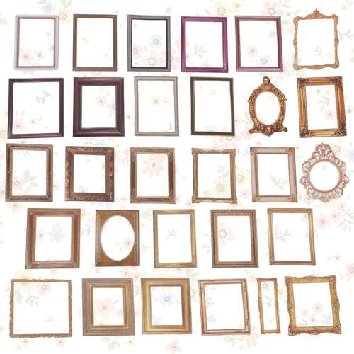 YBEATY 120 Pcs Vintage Frame Scrapbook Stickers Scrapbooking Embellishments Supplies Antique Photo Cutout Decorative Paper Art Journals Crafts Supplies for DIY Planners Wedding Junk Albums