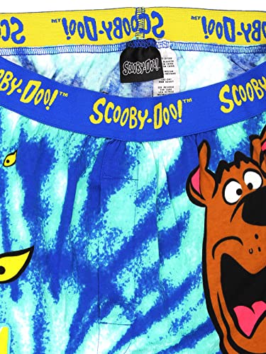 Scooby-Doo Mystery Machine Tie Dye Men's Boxer Lounge Shorts3