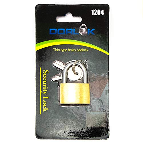 Image of Standard Shackle Brass Padlock 1-1 /4 inch (30mm)