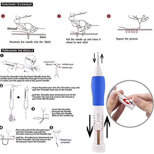 Islmlisa E-LISHINE ME Magic Embroidery Pen Punch Needles thumb #3