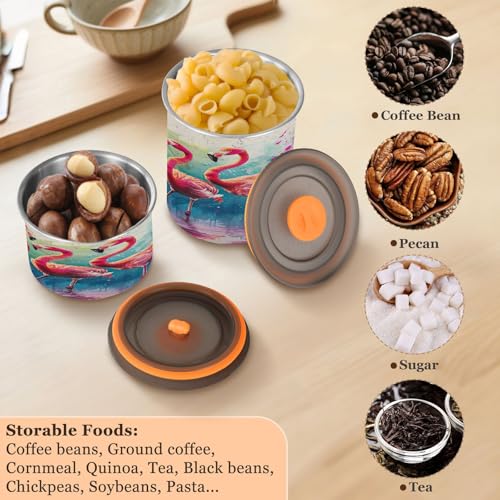 Contenedor de café al vacío sin aire Qilmy acero inoxidable 30oz miniatura 6