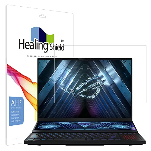 Healingshield スキンシール液晶保護フィルム Screen Protector Oleophobic AFP Clear Film Compatible with ASUS ROG Zephyrus Duo 16 GX650