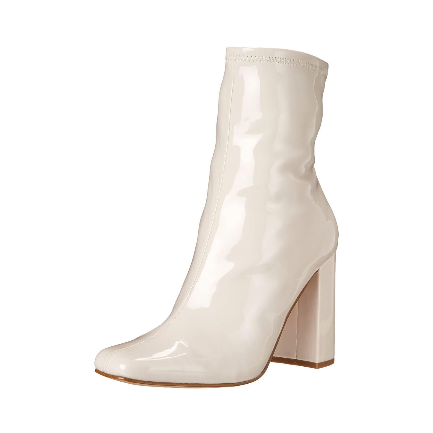 Steve Madden Womens Lynden Sequined Square Toe Mid-Calf Boots