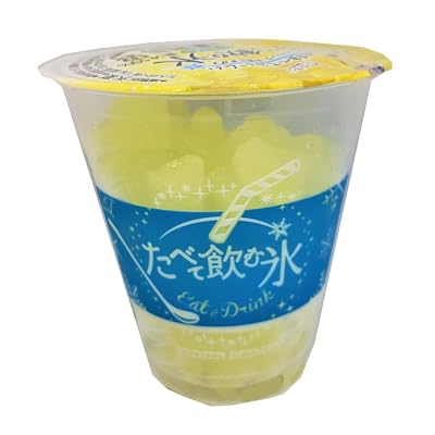 夏の熱中症対策やおうちカフェにも！『たべて飲む氷 レモン』が夏のおやつにおすすめ