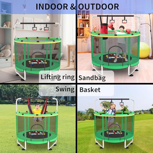 Blinworld Trampoline For Kids, Adjustable Baby Toddler Trampoline With Basketball Hoop thumb #5