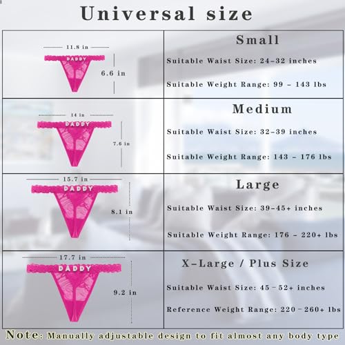 Image of Women's Personalized Thongs with Funny Rhinestone Letters, Custom Name Underwear Panties for Couples
