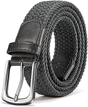 Men Belt-Stretch Woven Braided Belt For Gift Men Golf Casual Jeans Dresses with Nylon Canvas elastic belt boy belt women belt jeans belt girl belt pent safety belt