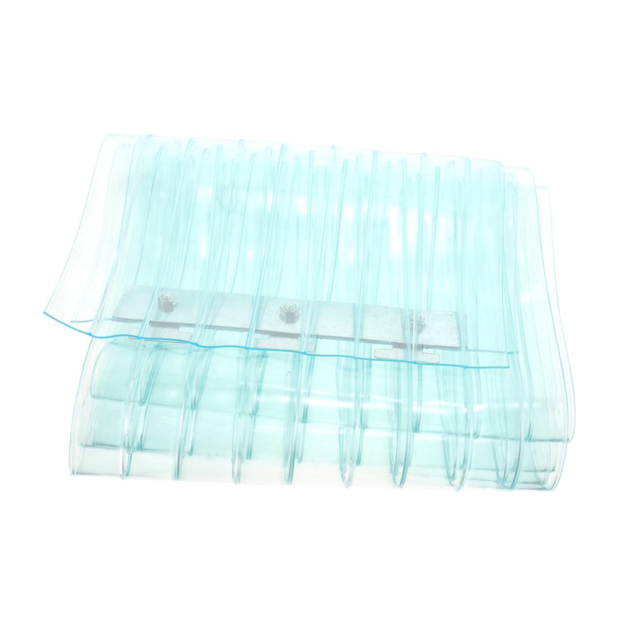 PRETYZOOM Cortina de Tiras PVC Transparente Resistente al Viento para Puertas Comerciales Kit Azul para Cámaras Frigoríficas y Almacenes