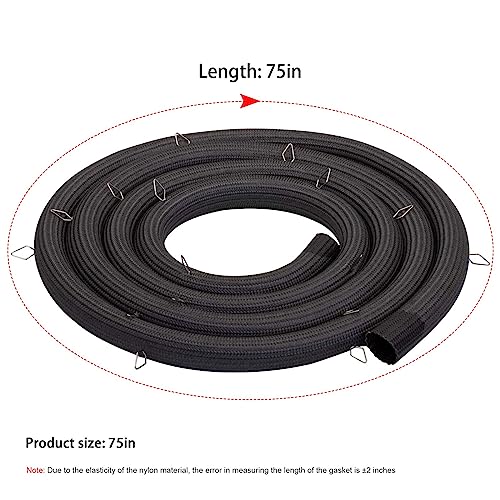 Image of WB04T10001 WB04T10086 Range Oven Door Door Gasket Replacement Suitable for GE, Kenmore