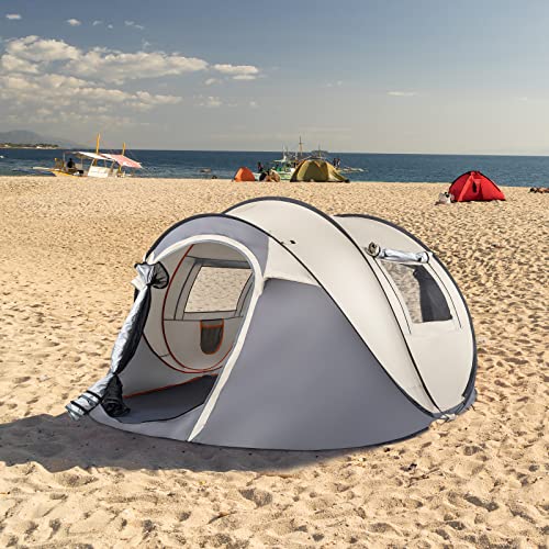 Carpa plegable para 4 personas camping fácil miniatura 6