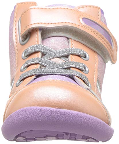 TSUKIHOSHI 2560 Star Strap-Closure Machine Washable Child Sneaker Shoe with Wide Toe Box and Slip-Resistant, Non-Marking Outsole - for Toddlers and Little Kids, Ages 1-82