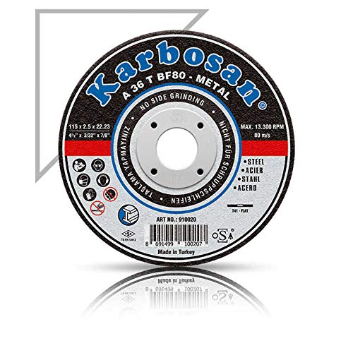 910910 Standart 115x3.0x22.23 mm NK Metal Kesme Diski