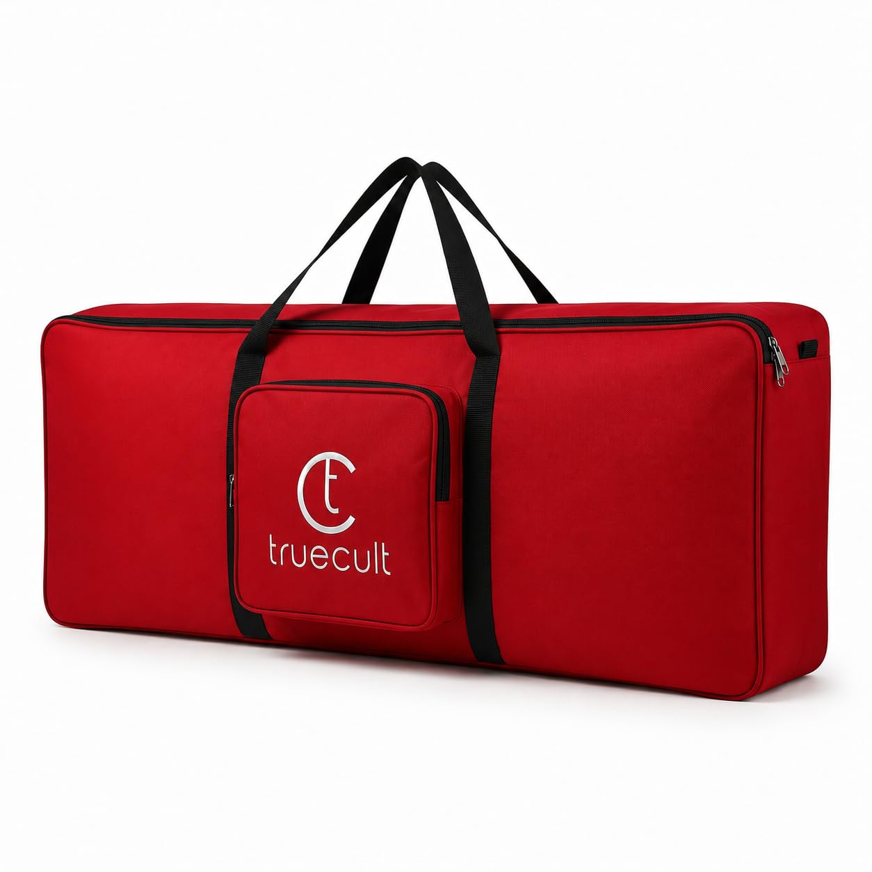 True Cult Polyester Keyboard Bag Compatible with 37 Keys Yamaha & Casio PSS-E30, PSS-F30 Digital Piano Keyboard, Premium Padded Carrying Case with Dustproof Cover, Adjustable Shoulder Strap, Black — Amazon image 12