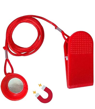 GEOZONE Treadmill Magnetic Safety Key, for All Type Treadmill, Long Lasting, eassy to use, Export Quality, Model G-56