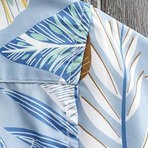 Dubinik® Hawaiian Shirt for Men Tropical Beach Shirt Mens Short Sleeve Button Down Shirts Aloha Shirt Print Casual Cool3
