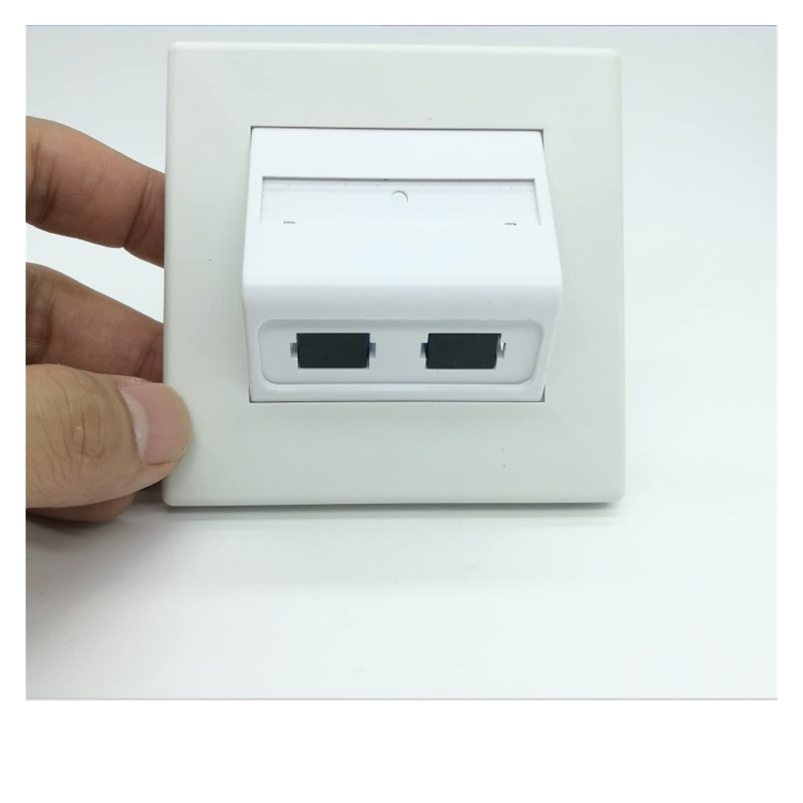 Keystone SC Accoppiatore Fibra Ottica – Femmina-femmina, Simplex, Single-mode, Bianco, 4 Pezzi