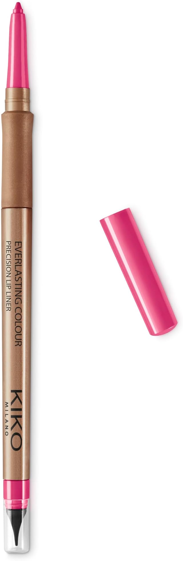 KIKO Milano Everlasting Colour Precision Lip Liner 01 - Lápiz Automático Contorno de Labios Larga Duración, Resistente al Agua, Acabado Mate, Alta Precisión y Aplicación Fácil