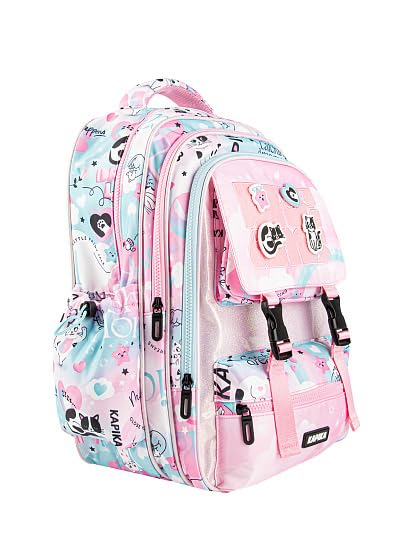 CHIMOLA Unisex Çocuk Sırt Çantası, Pembe, M