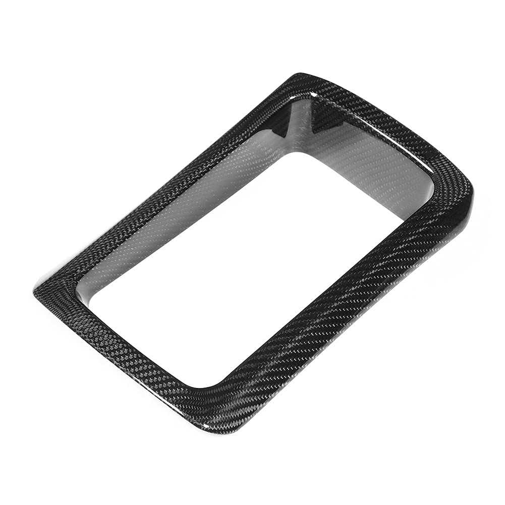 Embellecedor de la Caja de Almacenamiento Trasero, Embellecedor de Almacenamiento del Asiento Trasero de Fibra de Carbono Seco, Corte Preciso, Protección de Superficie Resistente a los Rayos