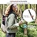 Extendable Tripod Aluminum, Portable Adjustable Light Stand with 1/4