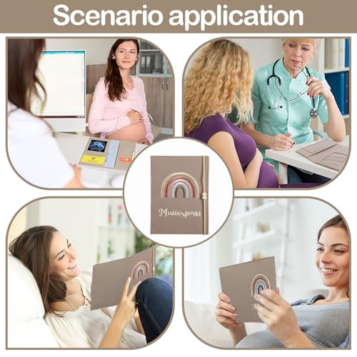 Mutterpass Schutzhülleaus Aus Filz Mit Fächern, Mutterkindpasshülle österreich,Hülle Mutterpass,Mutterpass Schutzhülle,Mit Gummiband, Für Versicherungskarten