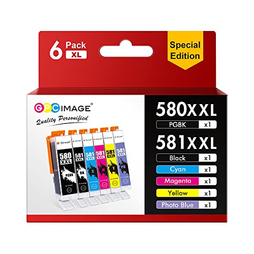 Cartucho De Tinta Recargable Con Chips De Arco, Piezas De 5 PGI-580, CLI-581, Para Canon TS6150, TS8150, TS9150, TR7550, TS8250, TS705, TS8350, TS6350 - AliExprs