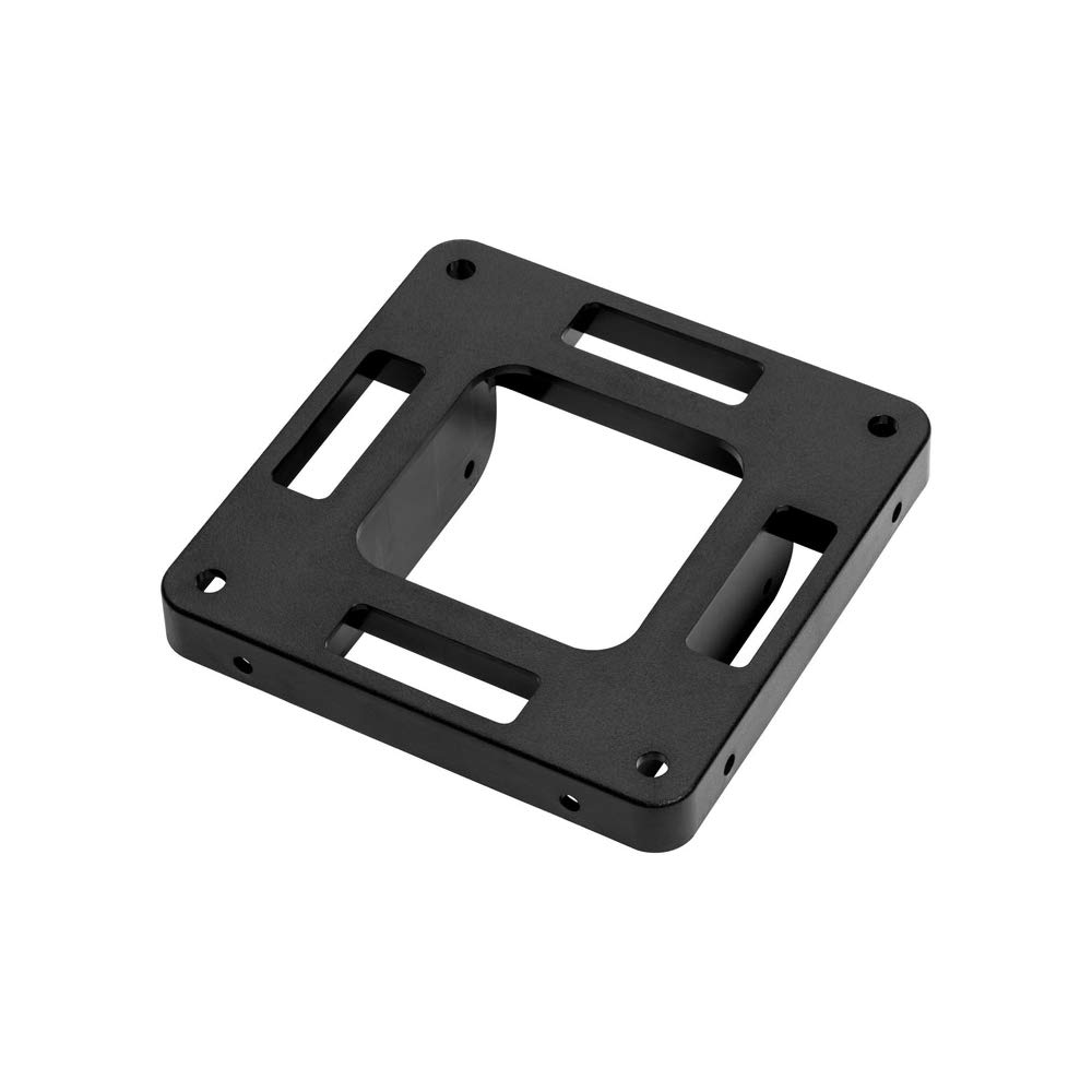 Plaque d'adaptation Quick Mailbox 4x4 7545B-10 noire pour l'entrée