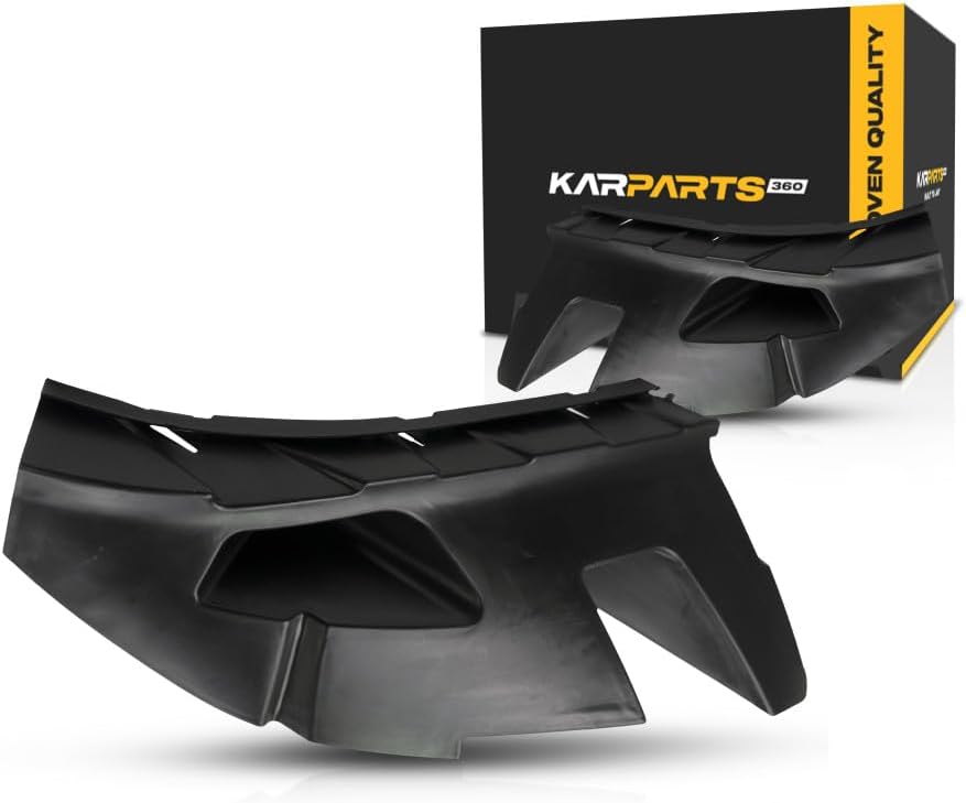 For Ram 1500 2015 2016 Bumper Cover Support Driver and Passenger Side | Pair | Front | Outer | PP Plastic | Replacement For CH1042121, CH1043121 | 68104945AE, 68104944AD