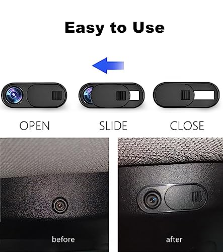 TAKONE Kamera Abdeckung für Tesla, 2er-Pack Ultradünner TLS-Innenkamera-Abdeckungsschutz, Spezielles Zubehör zum Schutz der Privatsphäre für Tesla Model 3 / Model Y