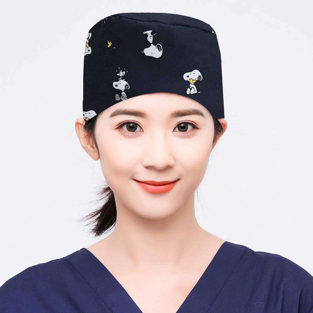 BUTITNOW Working Cap with Sweatband Adjustable Tie Back Hats Unisex Landscape Animal Print Cute Pattern