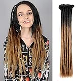 ELIGHTY Dreadlock Extensions - Synthetic Braids, Soft faux Locs, Dreads, Crochet Locs, Reggae Hair,...