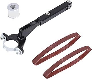 4X Angle Grinder Modified Sand Belt Machine for Forging Elbow Pipe Polishing