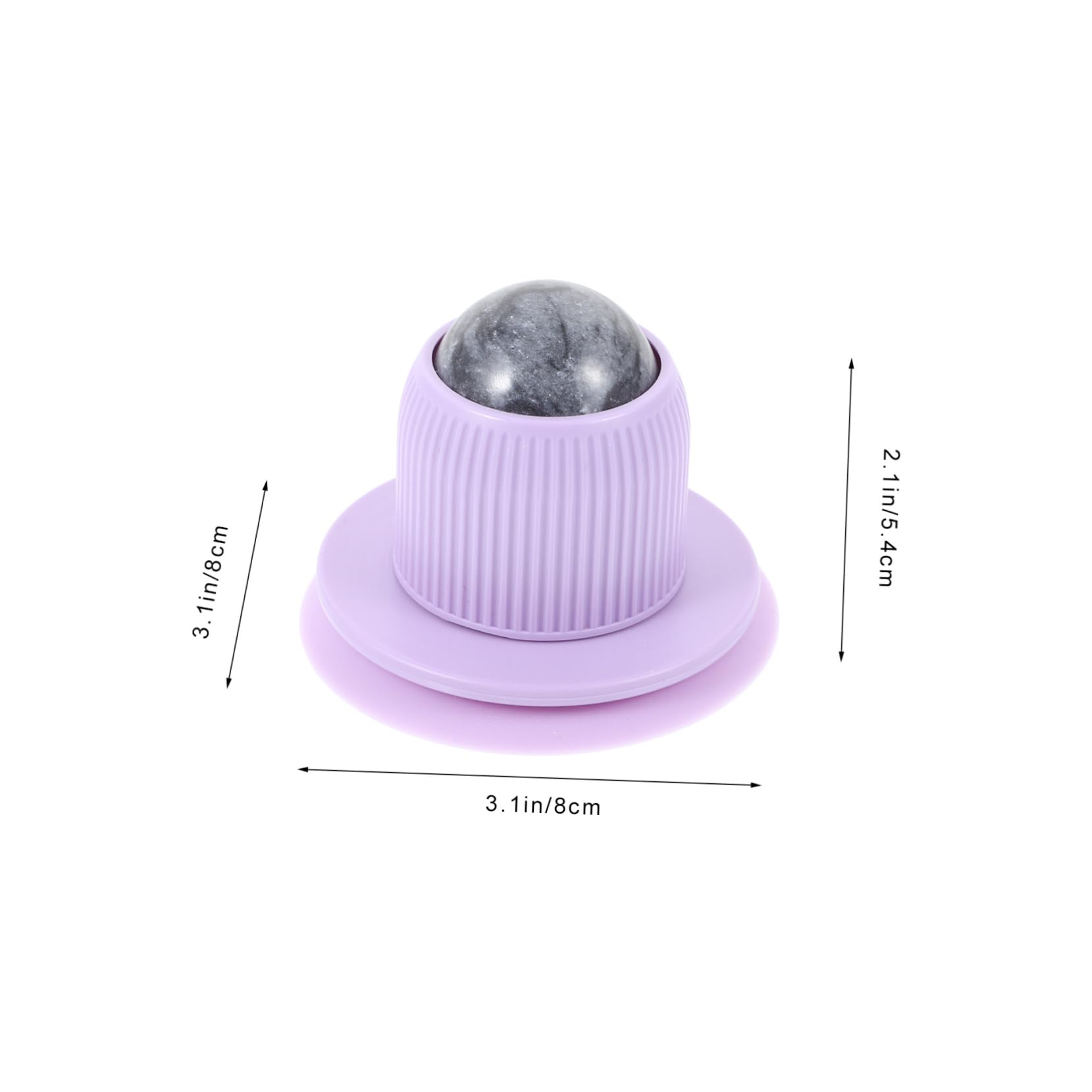 Beavorty 5 Pz Massaggiatore a sfera rotante coppette schiuma palla massaggiante decontratturante muscolare comodo strumento di rilassamento muscolare macchina per massaggio linfatico
