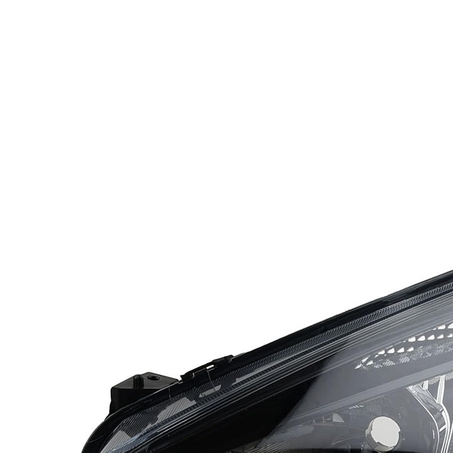 Johns Zestaw reflektorów z laserem Nightbreaker, do Ford Transit Courier, światła LED do jazdy dziennej, czarne, lewe i prawe H7/H15/LED, od 04/18, certyfikat typu E