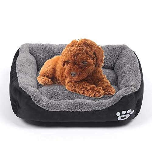 plush dog house bed