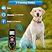 VIVIDVISTA Wireless Dog Fence for 2 Dogs - Adjustable up to 1640ft Electric Fence, 185 Days Standby Time Training Collar, Pet Containment System with 3 Training Modes, Flash Light and Waterproof