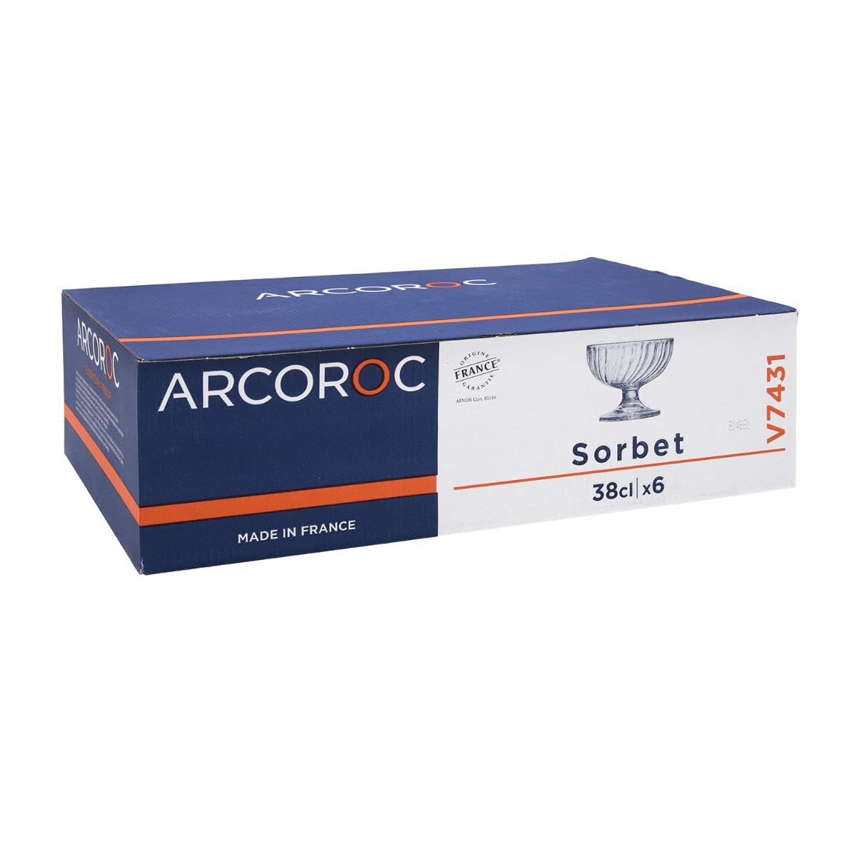 Arcoroc ARC L6689 Maeva Diamant Eisbecher, Eisschale, 200 Ml, Glas - View #11