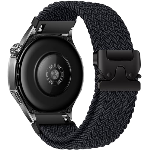 Image of XMUXI 22mm Watch Band Compatible with Huawei Watch GT6 GT5 /GT 4 46mm Nylon Strap Huawei Watch 4 Band for GTR 4 Venu 2 /3,Vivoactive 4 Braided Watch Belt Parachute Metal Clasp(No Watch)