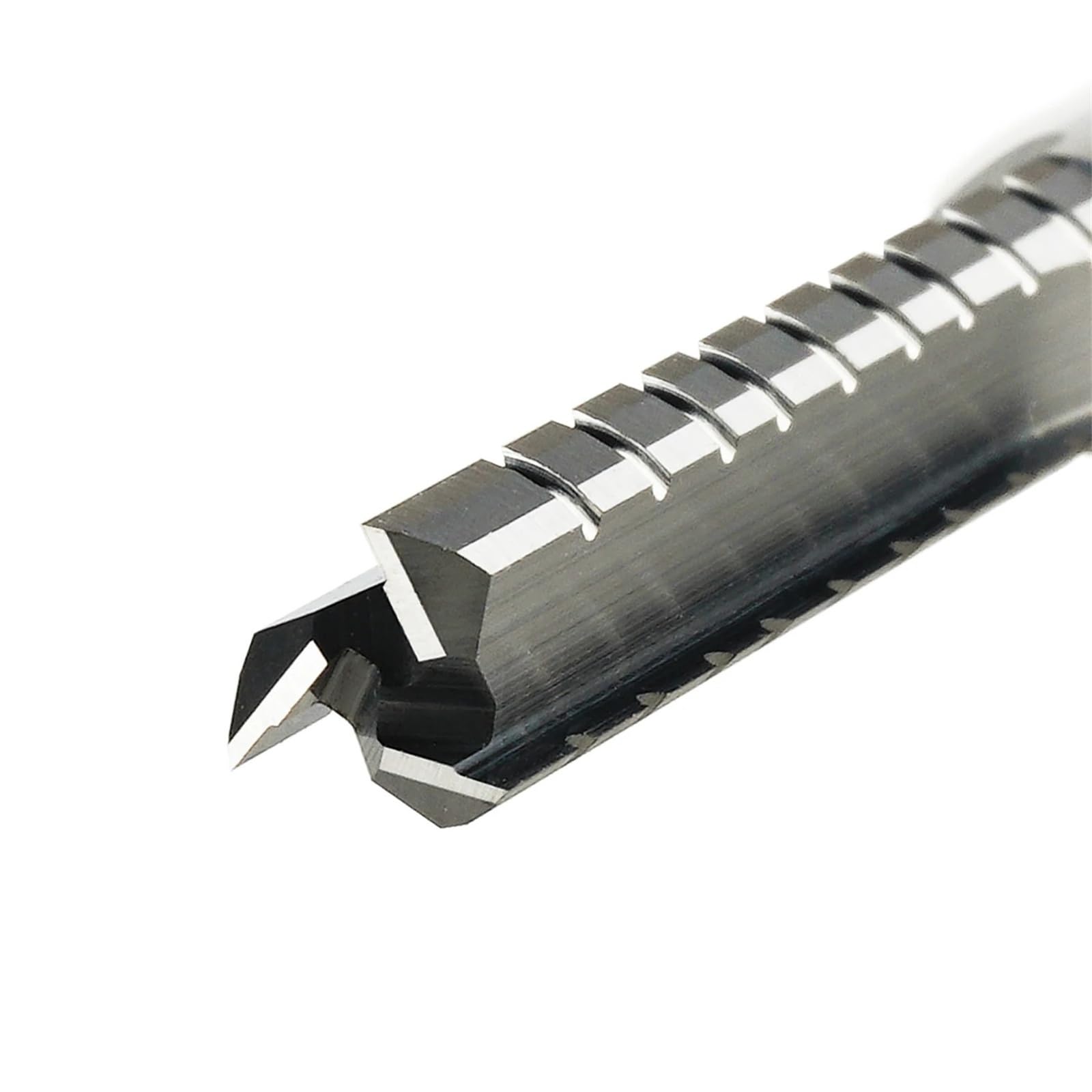 1pc 3 Straight Flutes Carbide Milling Cutter Chipbreaker Woodworking Carving CNC Trimming Slot Bit Plywood(ST3FK-D8.0-L42)