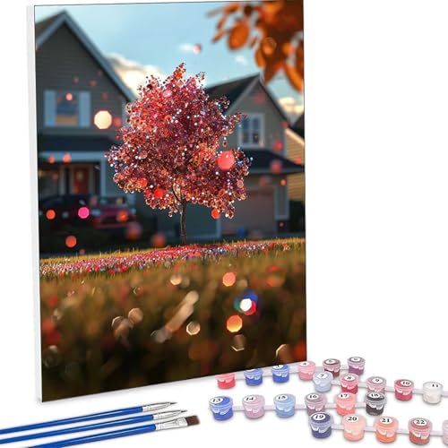 �������G �� �����L�b�g�ɂ��G�� ���i Paint by Numbers DIY�y�C���g ��l�� ���S�� �q���p �ȒP�ɓh��� �A�N�������ʊG�̋� ��| ��� ��H�| �L�b�g 3�̃y�C���g�u���V��1�̃Z�b�g�̃A�N�����痿���g�p �z�[�� �I�t�B�X���� 