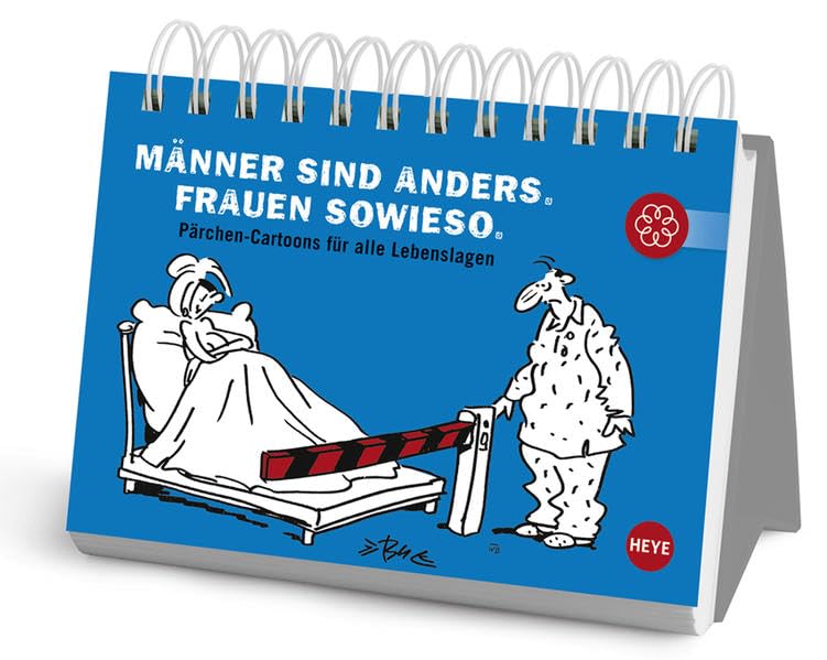 Pärchen-Cartoons für jeden Tag Geschenkbuch Geschenkbuch: Aufstellbuch