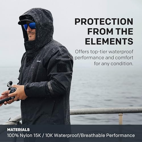 Grundéns Transmit X Jacket - Men’s Waterproof and Wind Resistant Jacket, All Weather Commercial Fishing, Breathable3