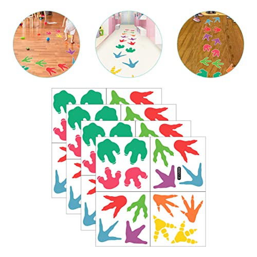 Set de vinilos decoración dinosaurios para pared y suelo miniatura 5