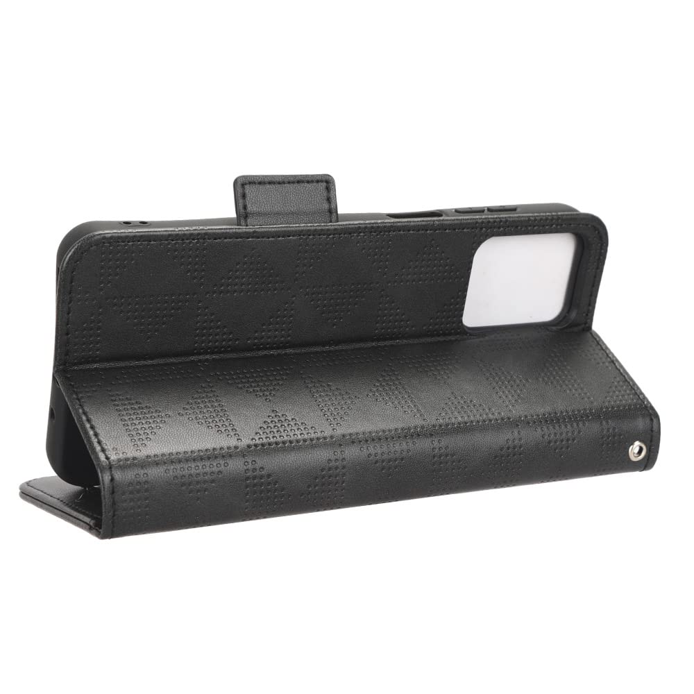 WOBURN Cover In Pelle PU Per Motorola Moto G23 | Custodia A Libro Con Chiusura Magnetica E Funzione Stand | Portafoglio Protettivo - Rosso