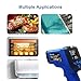 Ketotek Infrared Thermometer, Laser Temperature Gun Non Contact -58~1022°F with K Type Thermocouple Probe Humidity NCV Detector, Color LCD for Cooking Pizza Oven BBQ Freezer Industrial