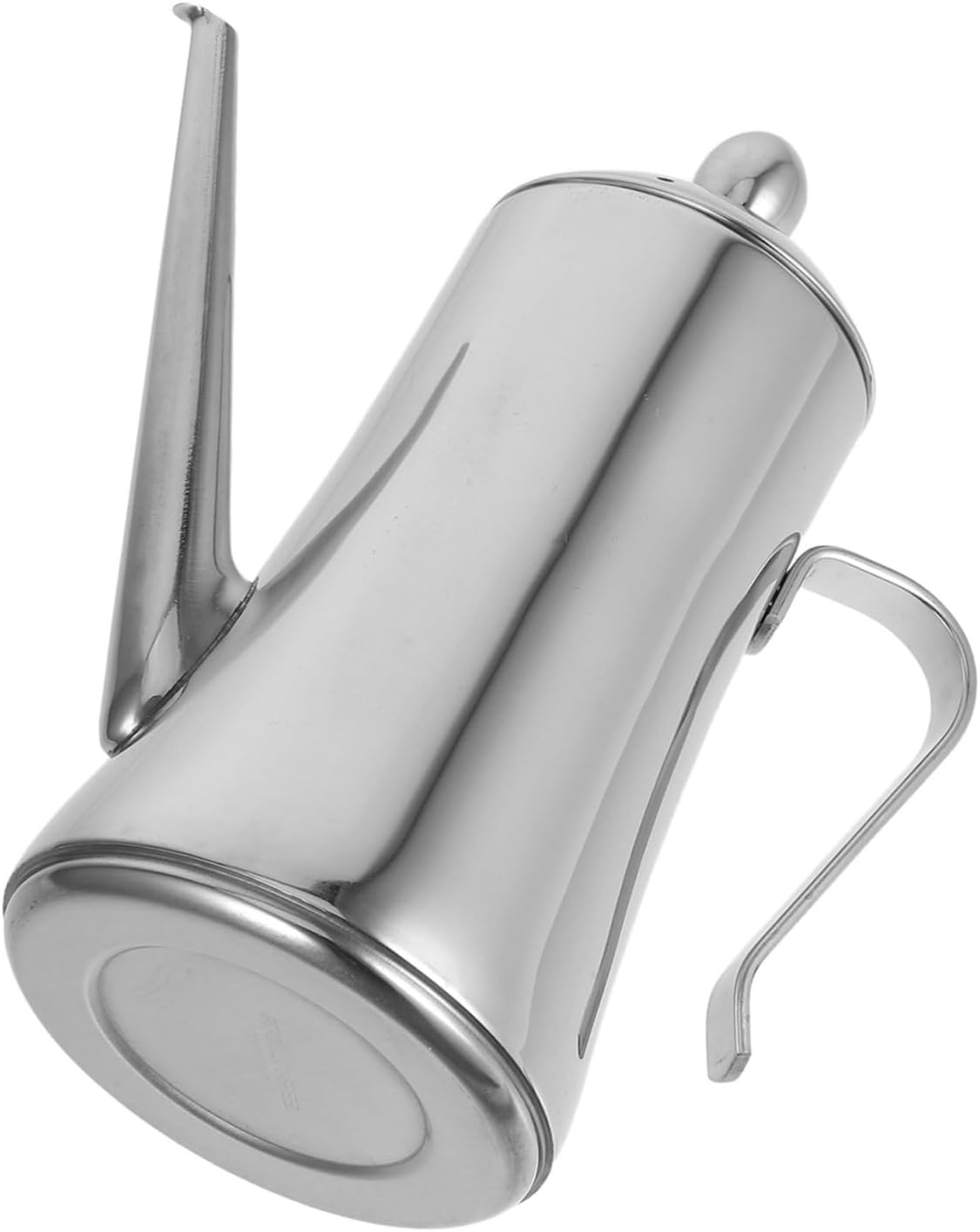 SOLUSTRE Stainless Steel Oil Dispenser Bottle with Leak Pourer and Cover for Kitchen Use Polished Glossy Surface Container for Olive Oil Vinegar Soy Sauce and Cooking Liquids